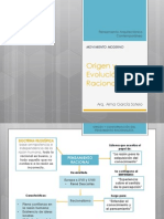 Origen y Evolución Del Racionalismo
