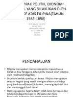 Kesan Kedatangan Portugis Ke Atas Filipina Dari Segi Ekonomi Dan Sosial