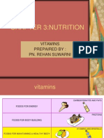 Chapter 3:nutrition: Vitamins Prepaired By: Pn. Rehan Suwarni