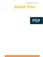 12 Week English Learning Plan