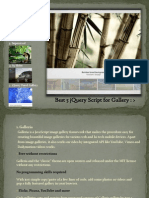 Best 5 jQuery Script for Gallery