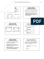 Analysis of Statically Determinant Structures