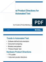 Trends and Product Directions For Automated Test: John Hanks