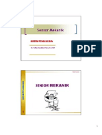 Sensor Mekanik: Sistem Pengukuran Sistem Pengukuran Sistem Pengukuran Sistem Pengukuran