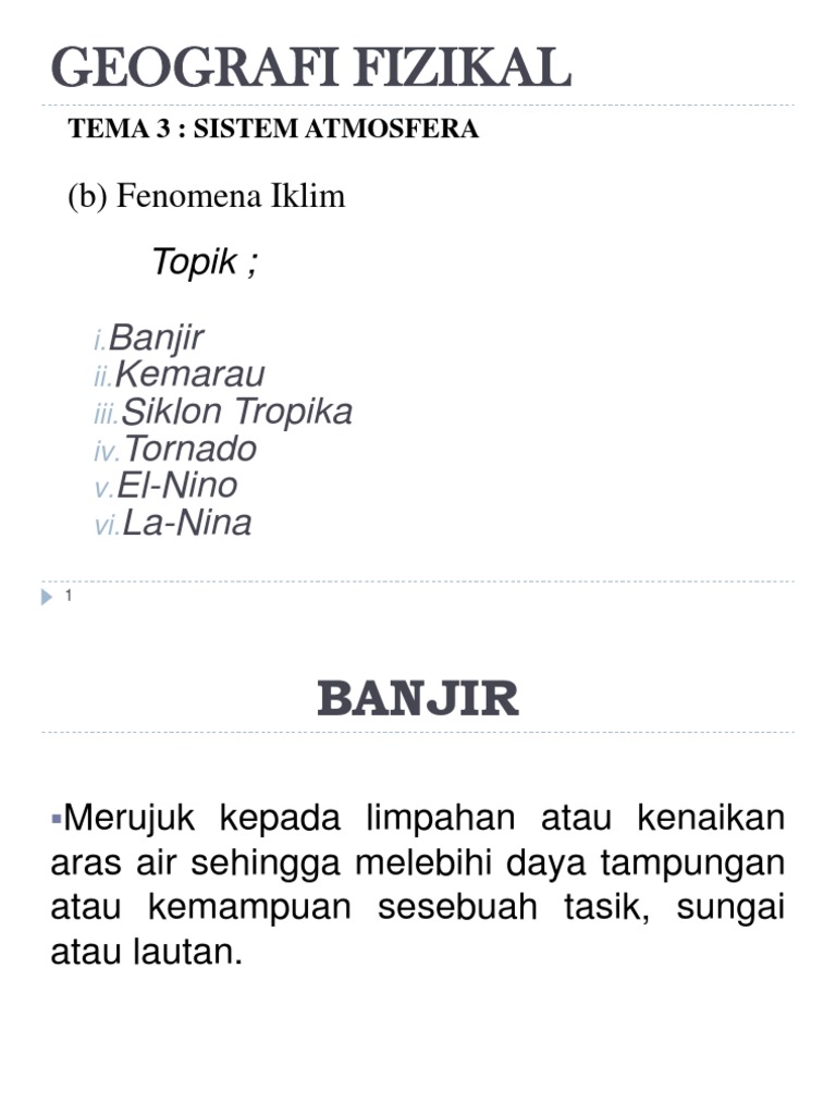 Fenomena Iklim Fenomena Iklim