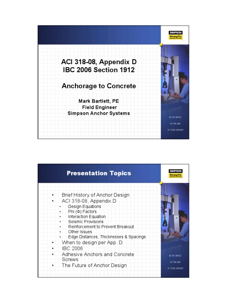 Headed Bolt Anchor Design Using Aci 318 14 Chapter 17 vrogue.co