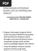 Rancangan Integrasi Murid Untuk Perpaduan (RIMUP) | PDF