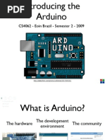 Arduino Lecture 1 - Interactive Media CS4062 Semester 2 2009