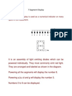 7 Segment Display: The 7 Segment Display Is Used As A Numerical Indicator On Many Types of Test Equipment