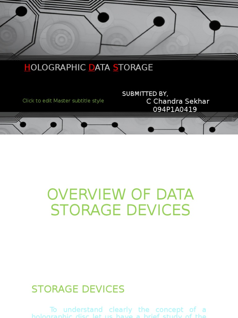 Holographic Data Storage Systems | PDF | Home & Garden | Technology ...