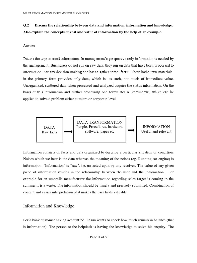 ms7 2 | PDF | Information | Data
