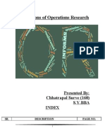 Operations Research With Case Study On GM and Ford