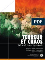 Terreur Et Chaos Fabriqués Par La Psychiatrie