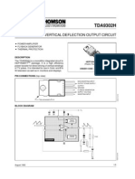 TDA9302H: Vertical Deflection Output Circuit