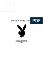 Positioning Playboy: Written by Alan Goodman For Fred/Alan, Inc., New York 1989