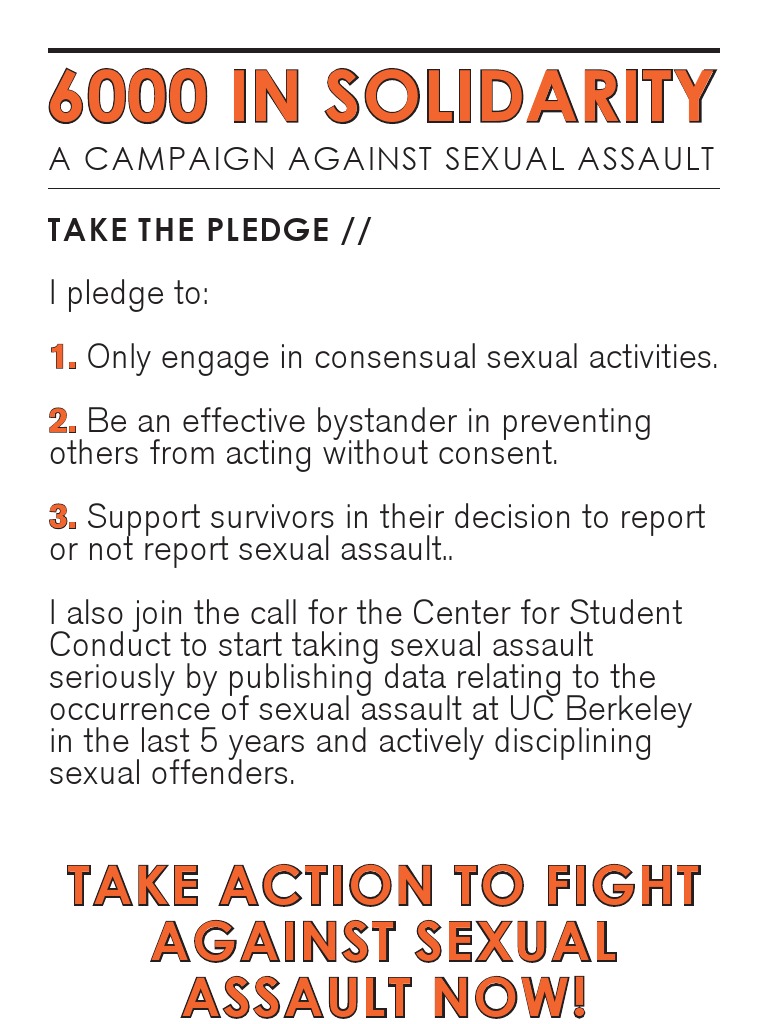 Pledge Against Sexual Assault at UC Berkeley | PDF | Social Science