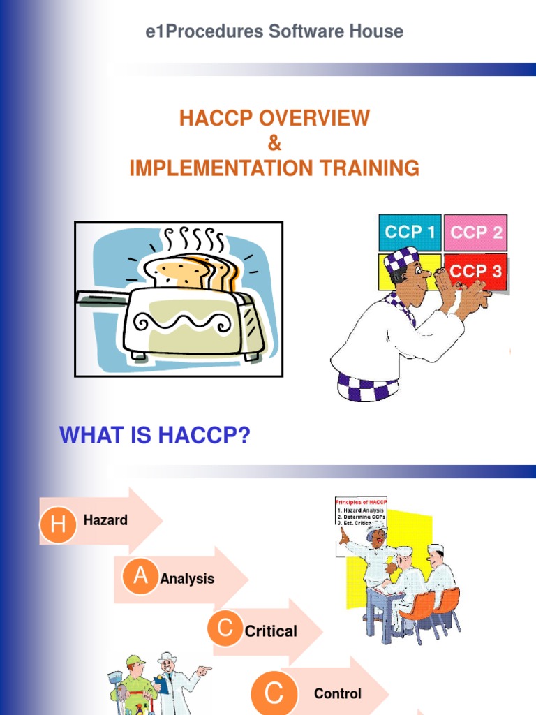 HACCP Overview and Implementation Guide | PDF | Hazard Analysis And ...