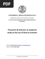 Download Prosumers  Internet - An Empirical Study on the Use of How-To Contents 2013 by Filippo Vescovo SN130131029 doc pdf