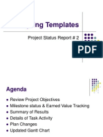Tempting Templates: Project Status Report # 2