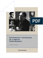 Epistemología y Metodología en Bourdieu