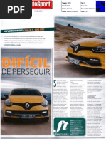 NOVO RENAULT CLIO R.S. 200 EDC NO "AUTOSPORT"