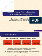 Value Systems, Value Chains and Value-Based Management