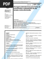 NBR 07095 - Ferragens Eletrotecnicas Para Linhas de Transmis