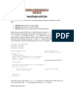 CS210 - OOP Using C++ Lab 11-A: Input/Output With Files