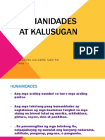 Humanidades at Kalusugan