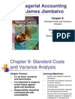 Managerial Accounting by James Jiambalvo: Standard Costs and Variance Analysis