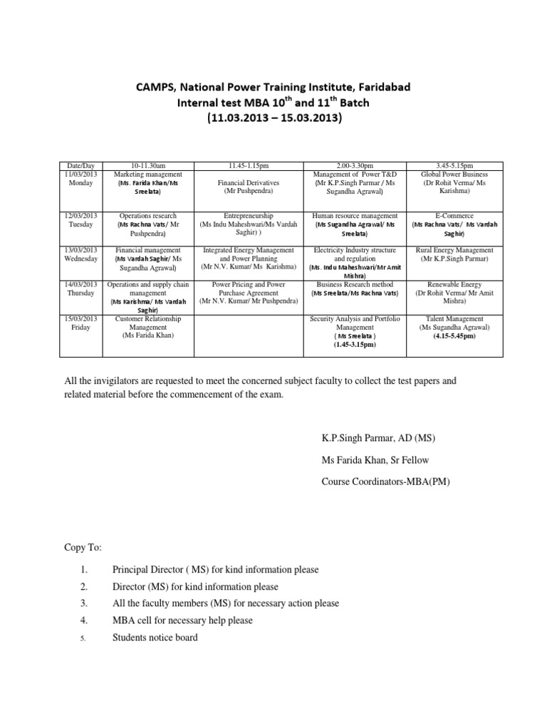 Internal Exam | PDF