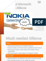 Nokia and Microsoft Strategic Alliance