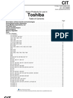 Toshiba: Katun Products For Use in