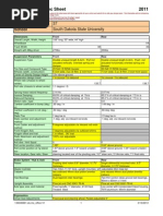 2011 FSAE Design Spec Sheet: Car No. School