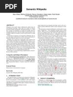 Semantic Wikipedia: Max Völkel, Markus Krötzsch, Denny Vrandecic, Heiko Haller, Rudi Studer