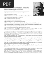 Bonhoeffer Timeline