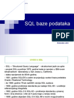 SQL Baze Podataka: Sveučilište Josipa Jurja Strossmayera U Osijeku Odjel Za Matematiku