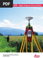 LEICA SR20 - Single Frequency Survey Solution: Survey Accurate GPS Data Collection and Much More