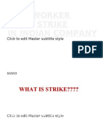 Worker Strike in Indian Company: Click To Edit Master Subtitle Style