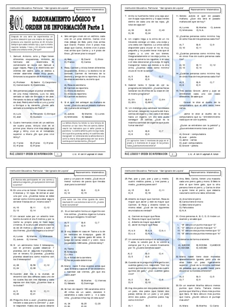 Tarea 02 RM 2012 | PDF | Libros para adolescentes