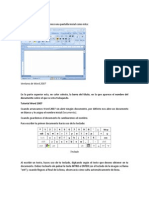 Edicion de Texto Word 2007