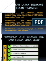 Memasukkan Latar Belakang Dan Kesan Transisi