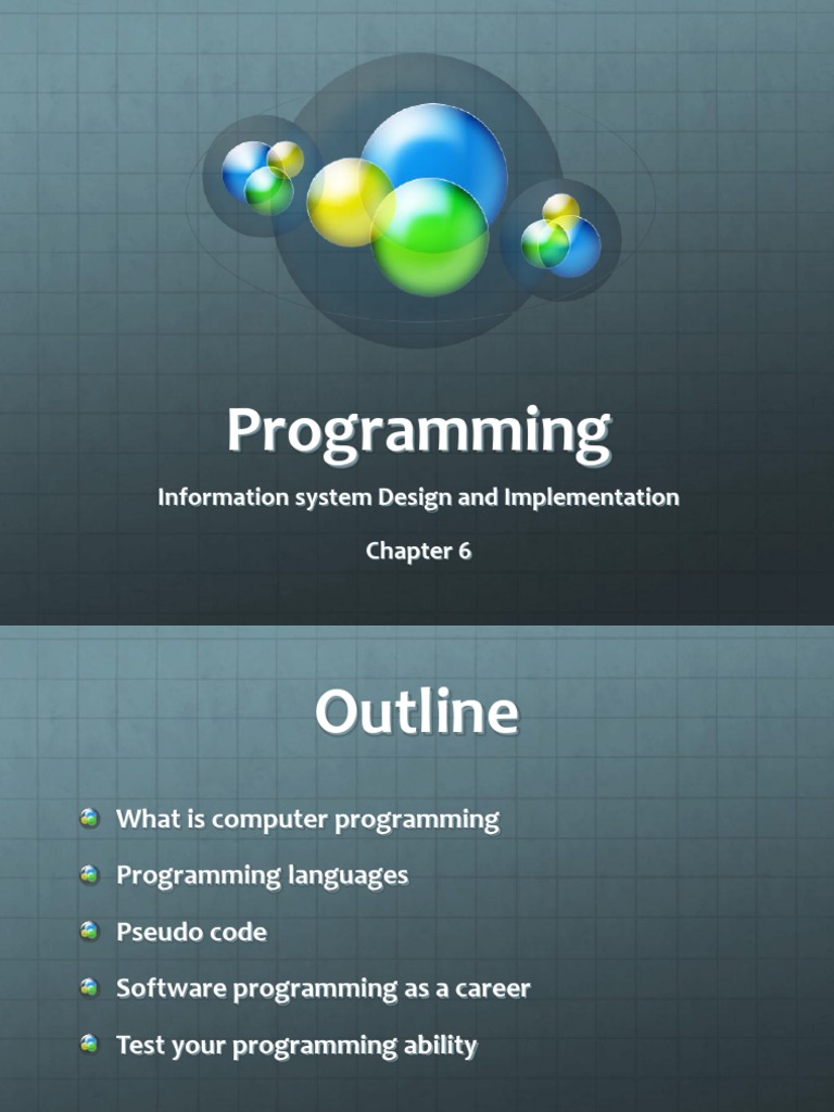 Programming: Information System Design and Implementation | PDF ...