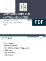Improving Port and Hinterland Access