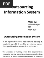 Outsourcing Information System: Made by