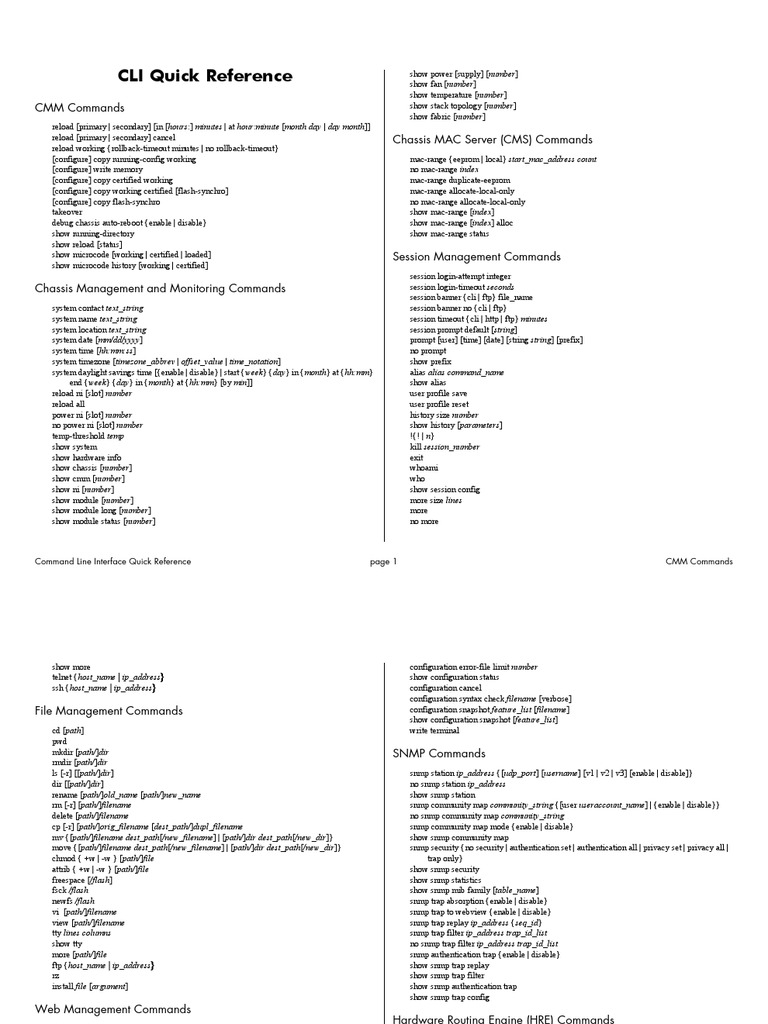 Alcatel CLI Command Reference Guide | PDF | Quality Of Service | Port ...