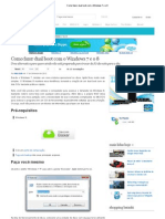 Como Fazer Dual Boot Com o Windows 7 e o 8