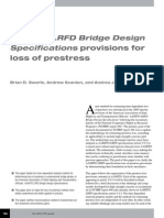 AASHTO LRFD Bridge Design Specifications Provisions For Loss of Prestress