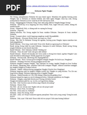 Contoh Naskah Drama Basa Sunda Bahasa Sunda Pdf