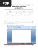 Surat Edaran dan Surat Pemberitahuan Warga
